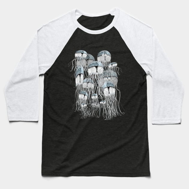 Jellyfish Baseball T-Shirt by msmart